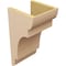 Ekena Millwork 9"W x 9"D x 18"H Wide New Brighton Rough Cedar Woodgrain TimberThane Corbel, Primed Tan CORUR09X09X18NEBRCPR - alternate 3